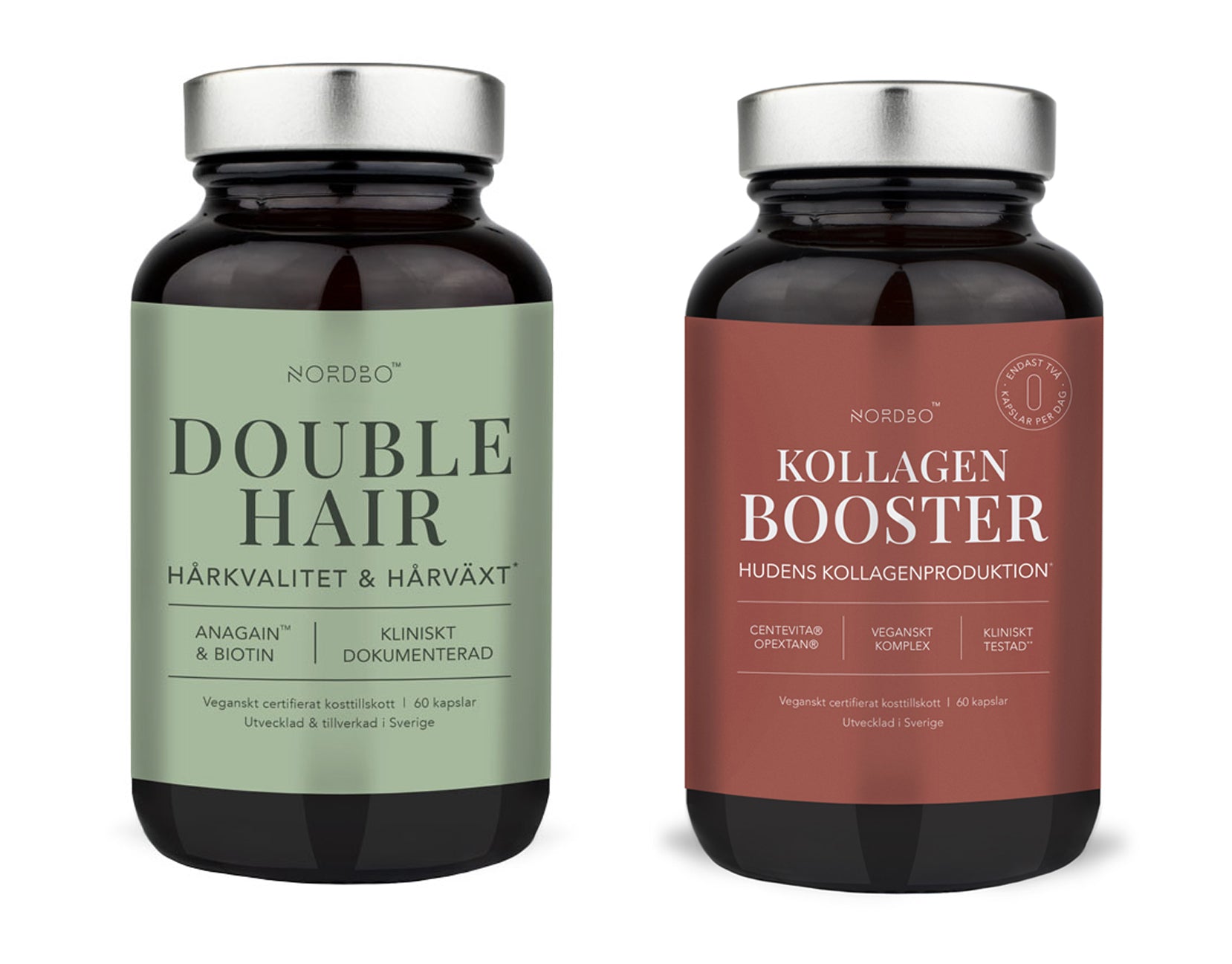 Kollagen Booster og Double Hair